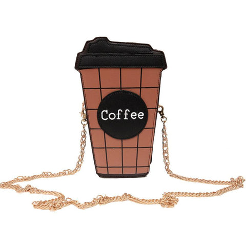 Women Shoulder Bag Coffee Cup Stly Leather crossbody bags for women Satchel Totes #LREL
