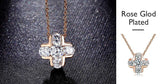 NEWBARK Classic Cross CZ Diamond Inlayed Necklace