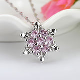 1PC Chic Snowflake Pendant Rhinestone Crystal Party Xmas Elegant Pendant