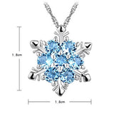 1PC Chic Snowflake Pendant Rhinestone Crystal Party Xmas Elegant Pendant