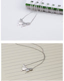 Pure 925 Sterling Silver Butterfly Necklace