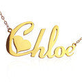 Customize Letter Name 925 Sterling Silver Necklace