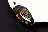 Vintage Classic Black Owl Leather Bracelet