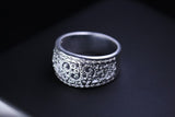 925 Sterling Silver Queen Crown Ring