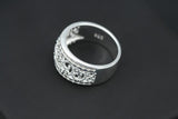 925 Sterling Silver Queen Crown Ring