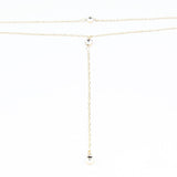 x106 New Arrival Multi-layered Long Tassel Chain Necklace Charming Women Gold Color Body Jewelry Shiny Crystal Pendant Necklace